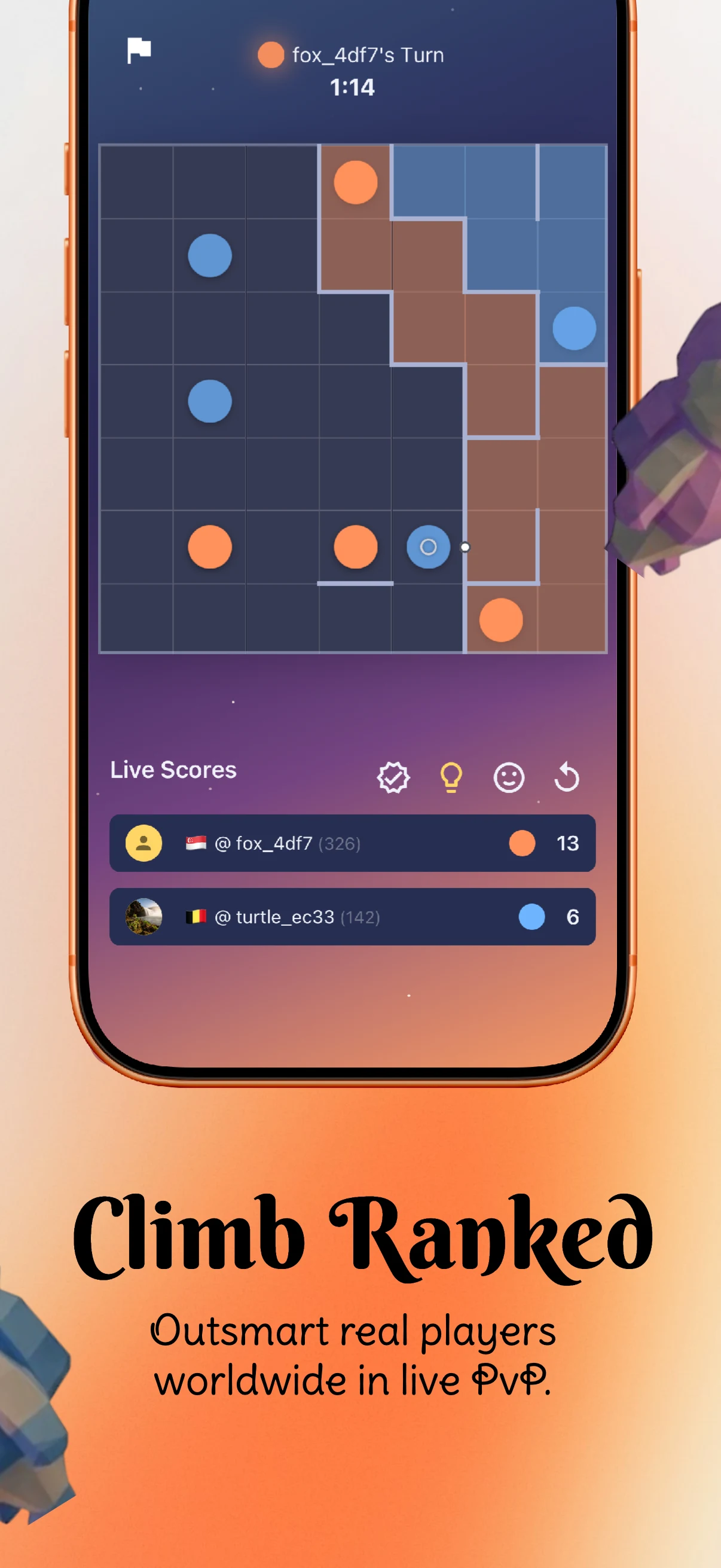 Wall Go: Strategy Territory screenshot